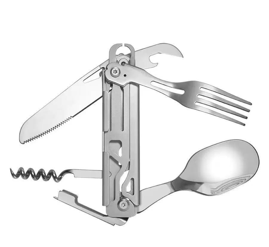 Camping Fork Spoon Knife Set