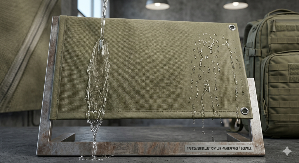 Waterproof TPU-coated backpack fabric