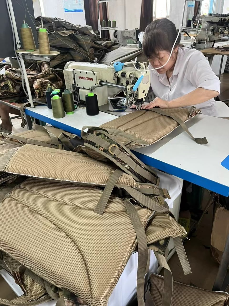 Backpack Production Line for tactical gear manufacturing