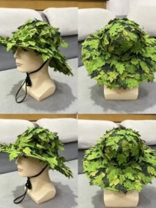 3D Leafy Camouflage Boonie Hat – Fresh Green OEM tactical gear product