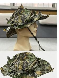 3D Leafy Camouflage Boonie Hat – Woodland Forest OEM tactical gear product