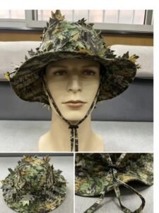 3D Leafy Camouflage Boonie Hat – Woodland Forest OEM tactical gear product