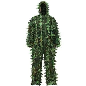3D Leafy Camouflage Ghillie Suit Set – Woodland Green OEM tactical gear product