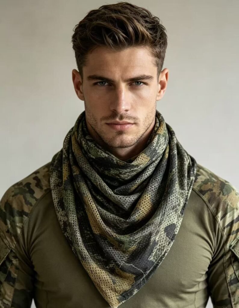 Breathable Camouflage Mesh Scarf
