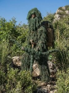 Full-Body 3D String Ghillie Suit – Woodland Green OEM tactical gear product