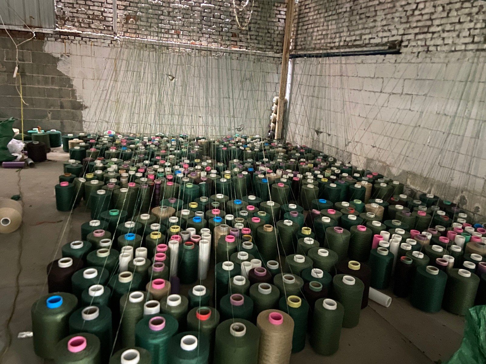 Yarn preparation in the workshop