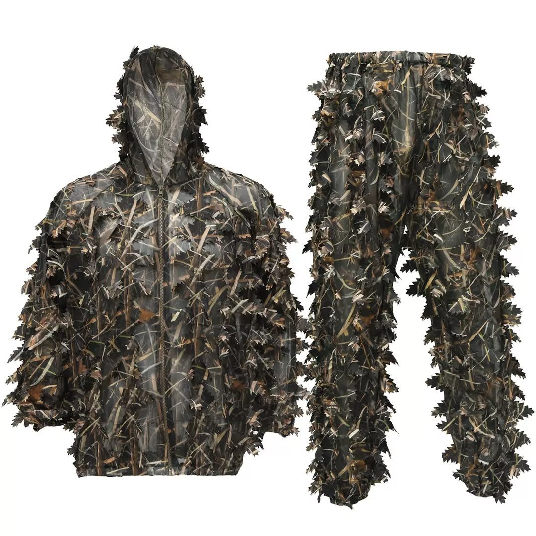 3D Leafy Camouflage Ghillie Suit Set OEM tactical gear product